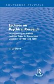 Lectures on Psychical Research