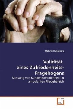 Cover Validität eines Zufriedenheits- Fragebogens