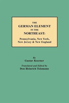 German Element in the Northeast - Koerner, Gustav
