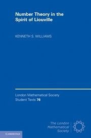 Number Theory in the Spirit of Liouville - Williams, Kenneth S