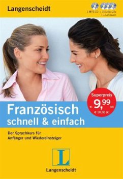 Cover Langenscheidt Französisch schnell & einfach, m. 3 Audio-CDs u. 1 MP3-CD