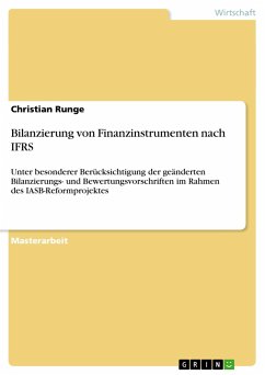 Bilanzierung von Finanzinstrumenten nach IFRS - Runge, Christian
