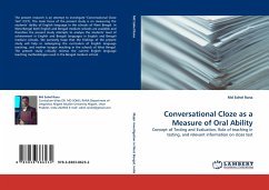 Conversational Cloze as a Measure of Oral Ability
