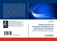 Adding Session and Transaction Management to Web Services by Using SIP - Dong, Wei;Newmarch, Jan