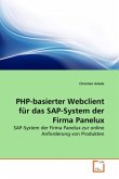 PHP-basierter Webclient für das SAP-System der Firma Panelux