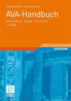 AVA-Handbuch - Rösel, Wolfgang; Busch, Antonius