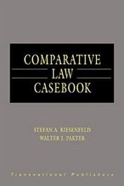 Comparative Law Casebook (4 Vols) - Riesenfeld, Stefan; Pakter, Walter