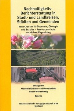 Nachhaltigkeits-Berichterstattung in Stadt- und Landkreisen, Städten und Gemeinden Cover Nachhaltigkeits-Berichterstattung in Stadt- und Landkreisen, Städten und Gemeinden