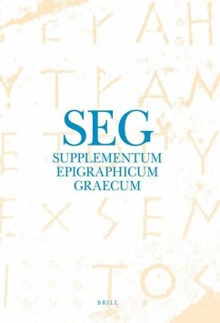 Supplementum Epigraphicum Graecum, Volume LVI (2006) - Chaniotis, Angelos; Tybout, Rolf; Stroud, R S; Corsten, Thomas