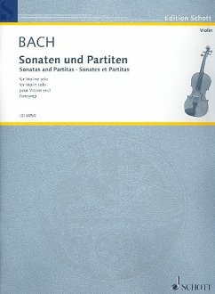 Cover Bach: Sonaten und Partiten