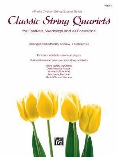 Classic String Quartets for Festivals, Weddings, and All Occasions, Violin 1