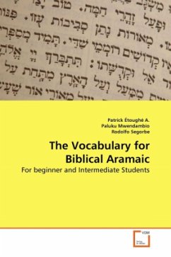 The Vocabulary for Biblical Aramaic - Étoughé A., Patrick;Mwendambio, Paluku;Segorbe, Rodolfo
