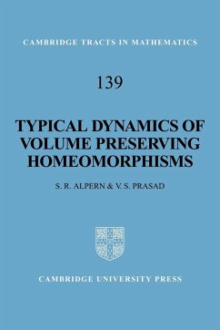 Typical Dynamics of Volume Preserving Homeomorphisms - Steve, Alpern; V. S., Prasad; Alpern, Steve