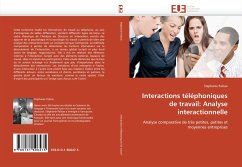 Interactions téléphoniques de travail: Analyse interactionnelle - Palisse, Stephanie