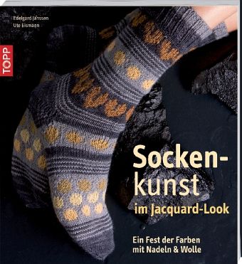 Sockenkunst im Jacquard-Look