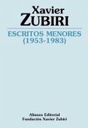 Escritos menores (1953-1983) - Zubiri, Xavier