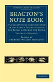 Bracton's Note Book - Volume 1