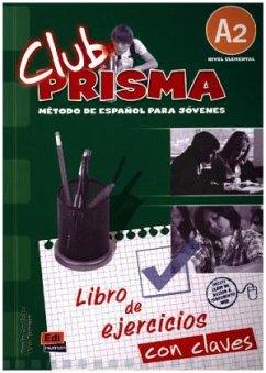 Cover Club Prisma A2 - L. ejercicios + Claves / Club PRISMA