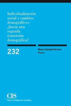 Individualización social y cambios demográficos : ¿hacia una segunda transición demográfica ? - Herrera Ponce, María Soledad