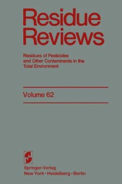 Residue Reviews - Gunther, Francis A.;Hylin, John W.;Westlake, William E.