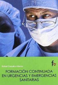 Cover Formación continuada en urgencias y emergencias sanitarias