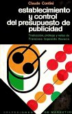 Establecimiento y control presupuesto de publicidad Establecimiento y control presupuesto de publicidad