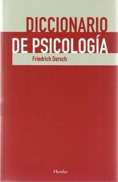 Diccionario de psicología - Dorsch, Friedrich