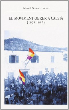 Cover El moviment obrer a calvià (1923-1936)