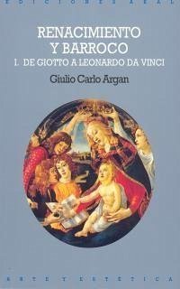 El arte italiano de Giotto a Leonardo da Vinci - Argan, Giulio Carlo