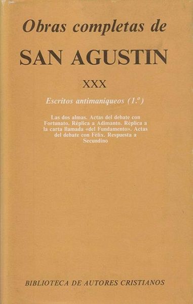 Escritos antimaniqueos, 1 Escritos antimaniqueos, 1