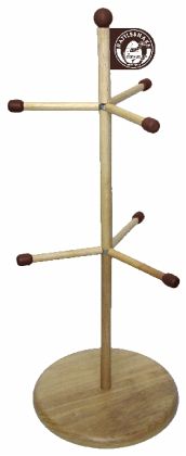 Corvus A600299 - Rattlesnake, Display/Ständer zur Präsentation der kleinen Musikinstrumente, Holz