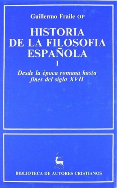 Cover Historia de la filosofía española