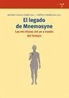 Legado de Mnemosyne : las escrituras del yo a través del tiempo - Sierra Blas, Verónica; Castillo, Antonio