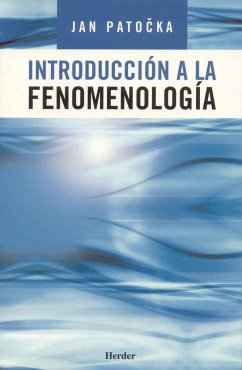 Introducción a la fenomenología - Patocka, Jan