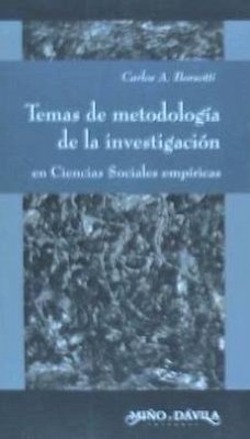 Temas de metodología de la investigación en ciencias sociales empíricas - Borsotti, Carlos