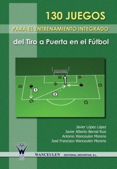 130 juegos para el entrenamiento integrado del tiro a puerta en el fútbol