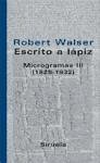 Microgramas III (1925-1932) Microgramas III (1925-1932)