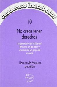 Cover No creas tener derechos