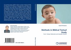 Methods in Biblical Textual Study - Kasomo, Daniel W.