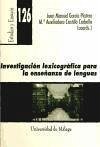 Investigación lexicográfica para la enseñanza de lenguas