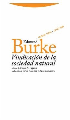 Vindicación de la sociedad natural - Burke, Edmund