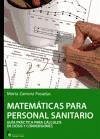 Matemáticas para personal sanitario - Zamora Pasadas, Marta