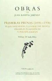 Primeras prosas (1898-1908) - Jiménez, Juan Ramón