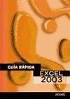 Guía rápida de Excel 2003