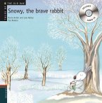 Snowy. The brave rabbit