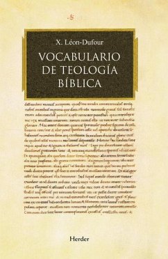 Vocabulario de Teologia Biblica - Leon-Dufour, Xavier