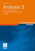 Analysis 3 : Maß- und Integrationstheorie, Integralsätze im IRn und Anwendungen.