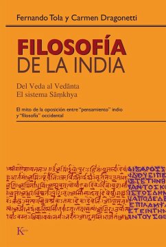 Filosofía de la India : del Veda al Vedanta : el sistema Samkhya - Dragonetti, Carmen Leonor; Tola, Fernando