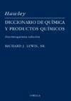 Hawley : diccionario de química y productos químicos - Lewis, Richard. J.