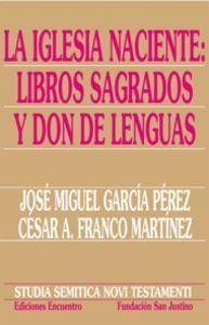Cover IGLESIA NACIENTE. LIBROS SAGRADOS Y DON DE LENGUAS